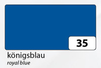 FOLIA  Цветная бумага, 300г, A4, королевский голубой