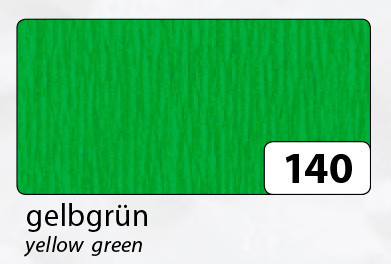 FOLIA  Бумага крепированная, 32г, 50 х 250 см, желто-зеленый