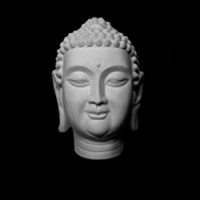 Гипсовая модель Будда