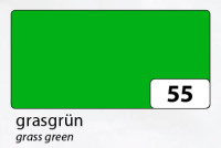 FOLIA Цветная бумага, 130 г/м2, 50х70 см, зеленый травяной