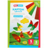 Картон бархатный А4, ArtSpace, 5л., 5цв.
