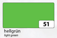 FOLIA Цветная бумага, 130 г/м2, 50х70 см, светло-зеленый