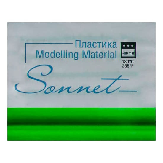 Пластика "Sonnet" лесной зеленый, брус 56 гр