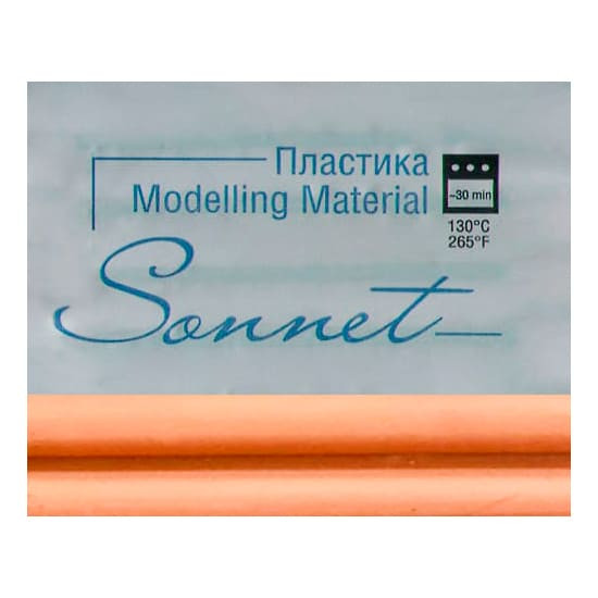 Пластика "Sonnet" миндальный, брус 56 гр