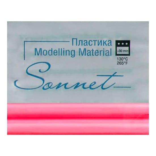 Пластика "Sonnet" пастельно-розовый, брус 56 гр