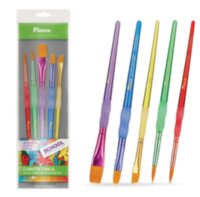 Набор кистей SCHOOL&HOBBY синтетика 5 шт. АССОРТИ