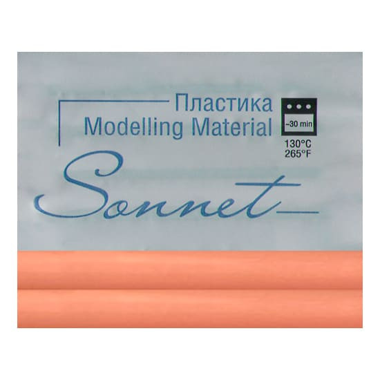Пластика "Sonnet" телесный темный, брус 56 гр