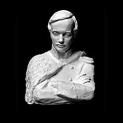 Гипсовая модель Лермонтов бюст