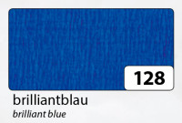 FOLIA  Бумага крепированная, 32г, 50 х 250 см, сверкающий голубой