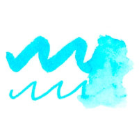 LYRA Aqua Brush Duo - двойной фломастер с эффектом рисунка кистью, светло-синий