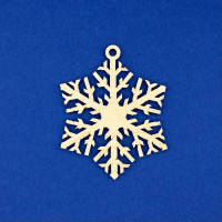 Снежинка малая, арт.См02 (7х8,5 см)