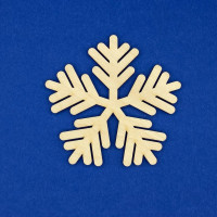 Снежинка средняя, арт.СС01 (9х9,5 см)