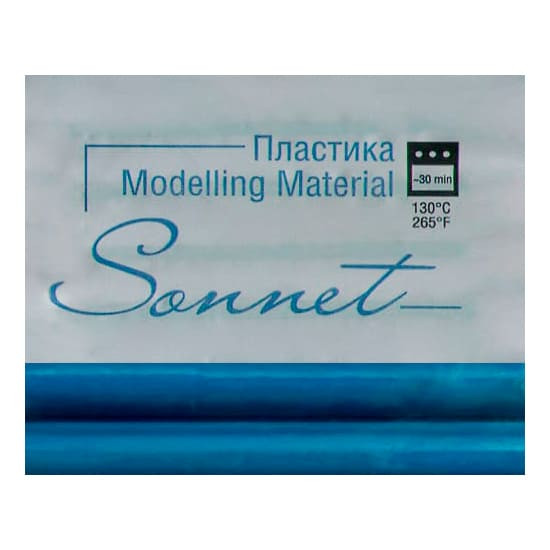 Пластика "Sonnet" бирюзовый, брус 56 гр