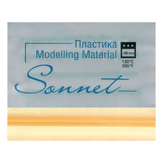 Пластика "Sonnet" ванильный , брус 56 гр