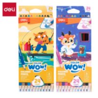 Набор цветных карандашей Deli COLORWOW, трехгранные, 24 цвета