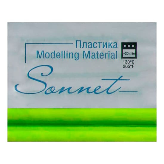 Пластика "Sonnet" лайм, брус 56 гр
