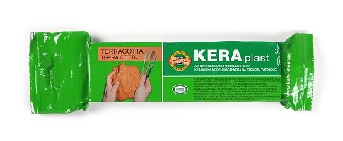 Керамическая масса "KERAPLAST" затвердевающая на воздухе, терракота 300 гр Керамическая масса "KERAPLAST" затвердевающая на воздухе, терракота 300 гр