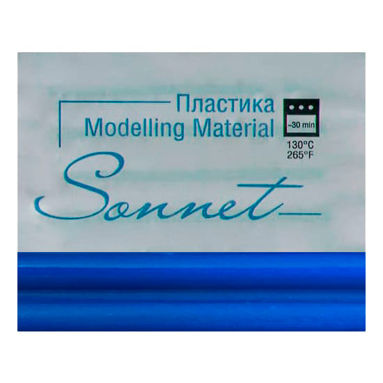 Пластика "Sonnet" синий, брус 56 гр