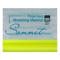 Пластика "Sonnet" флуоресцент. лимонный, брус 56 гр