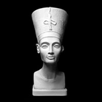 Бюст Нефертити в шапке